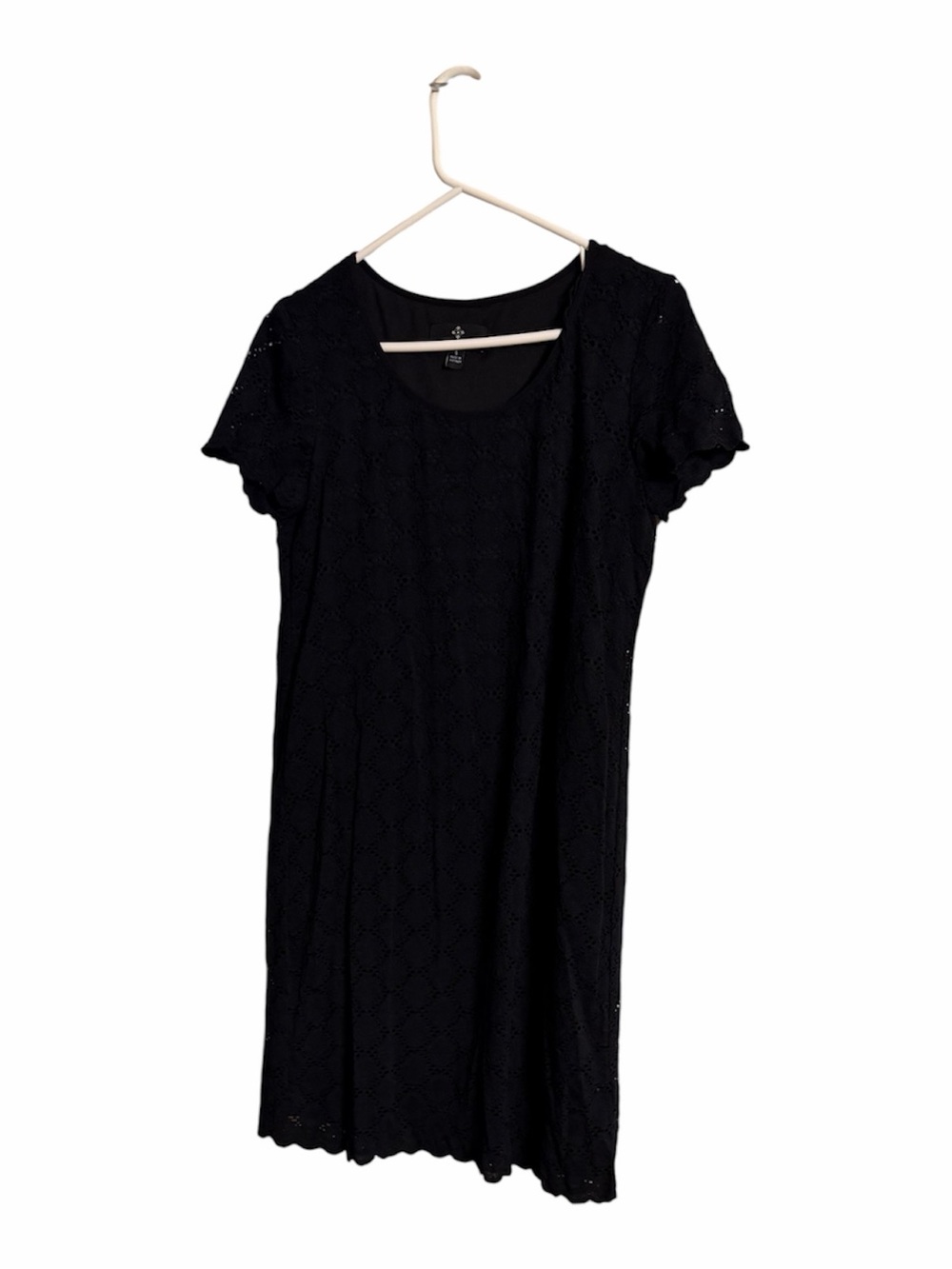 Ronni Nicole Black Lace Midi Dress Size S